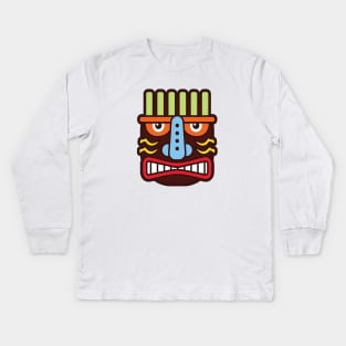 Jumanji Maske Kids Long Sleeve T-Shirt